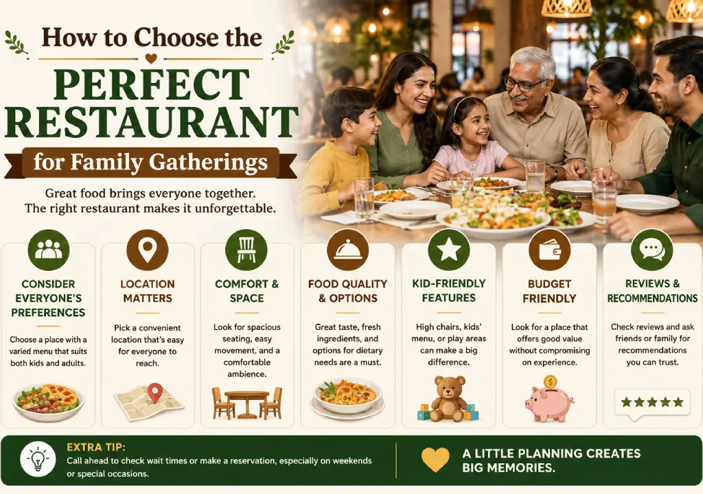 How to Choose the Perfect Restaurant for Family Gatherings